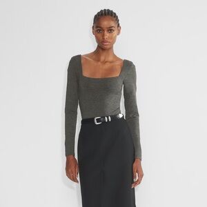 NWT Aritzia Original Contour Squareneck bodysuit